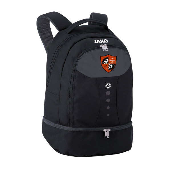 Rucksack TLS mit Bodenfach mit Wappen und Initialen