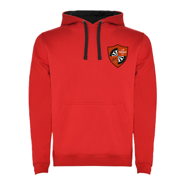 Men´s Urban Hooded Sweatshirt mit Wappen, Rückseite